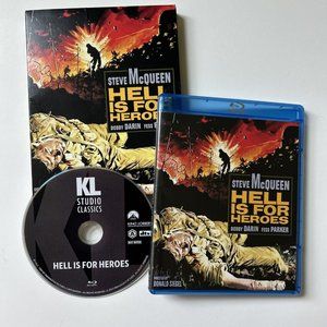 Kino Lorber NR Hell Is for Heroes Blu Ray-slipcover-bonus features-Steve McQueen